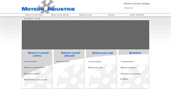 Desktop Screenshot of moteurindustrie.com