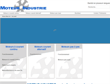 Tablet Screenshot of moteurindustrie.com